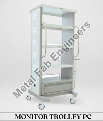 MFE Stainless Steel PC Monitor Trolley, Shape : Rectangular