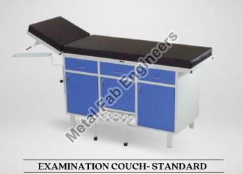 Stainless Standard Examination Couch, Color : Blue