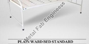 Polished Metal Standard Plain Ward Bed