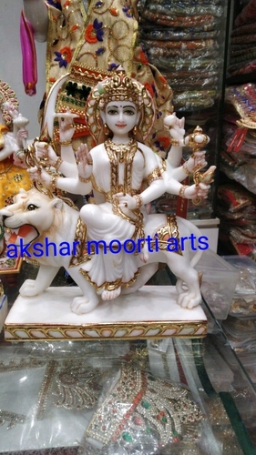 Marble Durga Statue