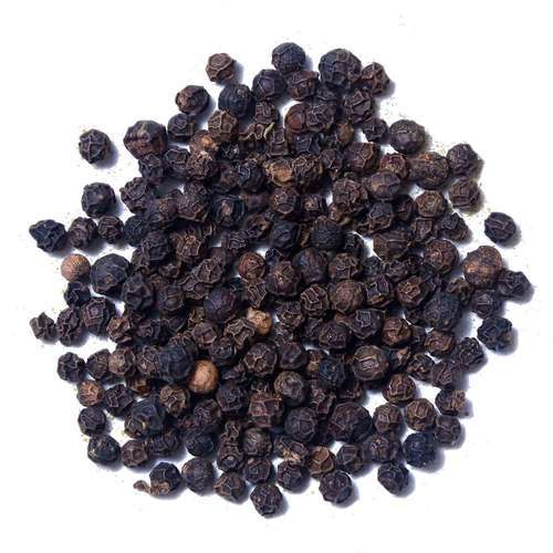 Natural black pepper, for Cooking, Form : Seeds