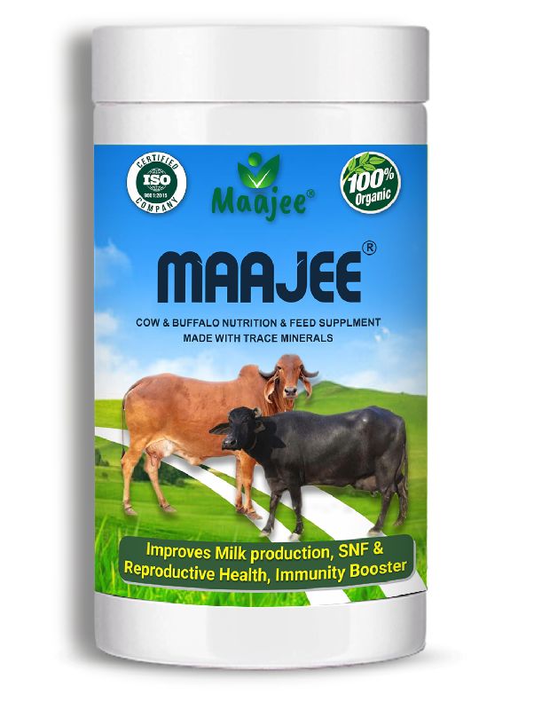 MAAJEE Cattle Feed Nutrition Supplement Minerals Mixture Improves Healthy Skin Radiant Coat Milk Yie