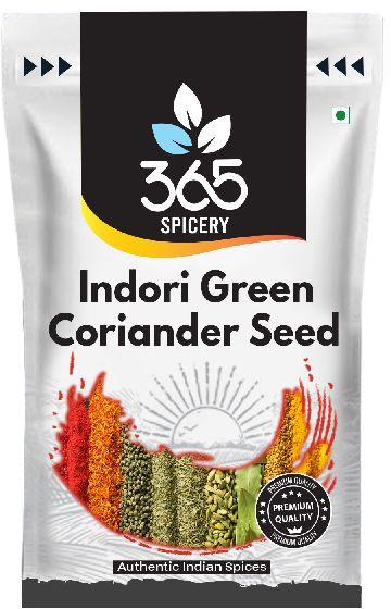 365 Spicery Indori Green Coriander Seed / Indori Green Dhaniya / Sabut Dhania Indian Masala