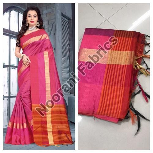 Raw Silk Saree, Feature : Dry Cleaning, Easy Wash