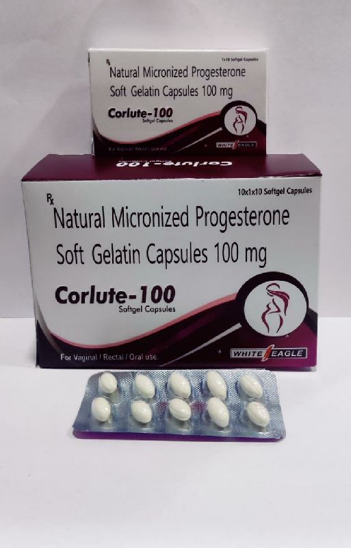 Natural Micronized Progesterone Soft Gelatin Capsules 100 mg, Packaging