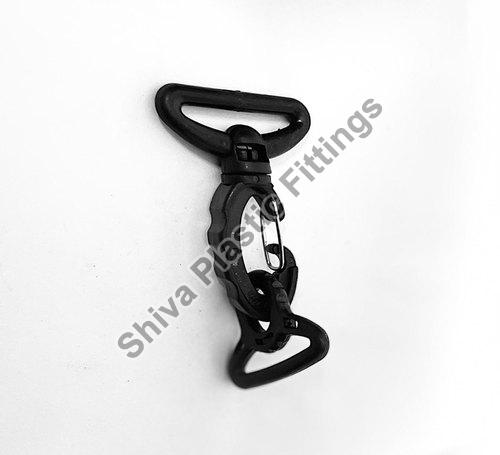 Polished Plastic Black Hook, Pattern : Plain