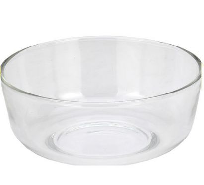 AFAST Round Glass Serving Bowl, for Gift Purpose, Home, Pattern : Plain