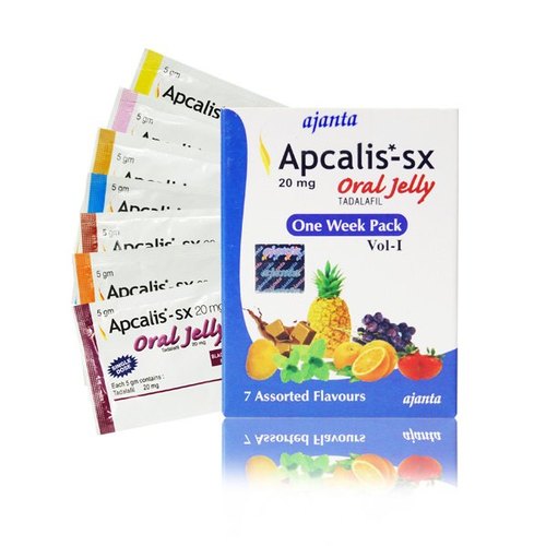 Apcalis 20mg Oral Jelly, Packaging Size : One Week Pack