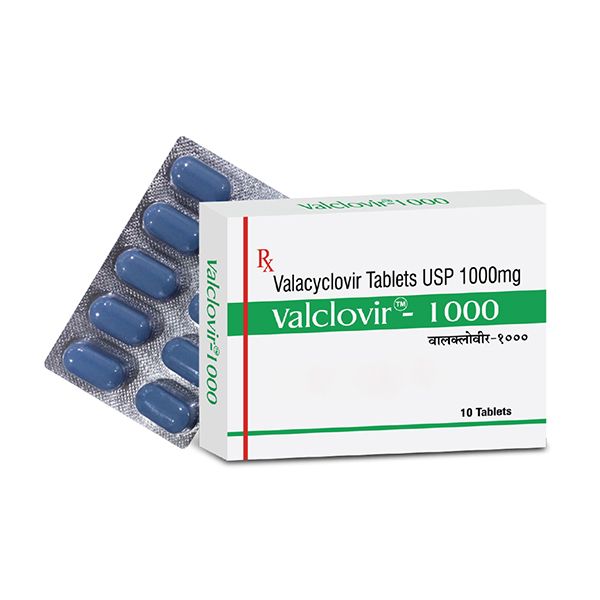 Valclovir 1000mg Tablets