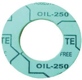 Oil-250 Compressed Non Asbestos Fibre Gasket, for Industry Use, 0-5mm, Size : 10-20inch, 20-30inch