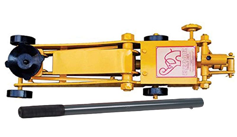 Hydraulic Iron Single Piston Trolley Jack, for Automobile Use, Industrial Use
