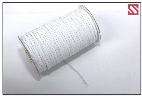 Satnam Plain Polyester Knitted Elastic Tape, Width : 4mm
