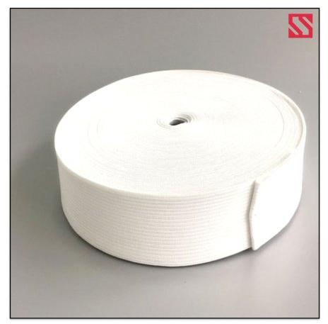 Satnam Plain Polyester Elastic Tape, Width : 50mm