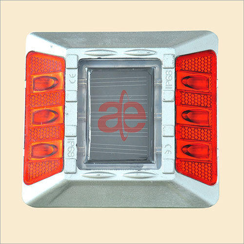 Aluminium Solar Road Stud, Color : Silver