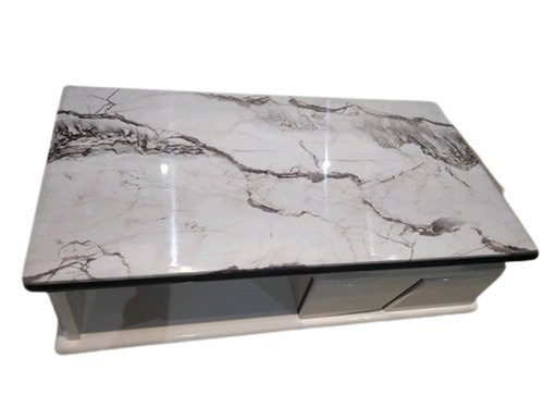Rectangular Marble Center Table, Color : White