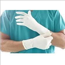 Surgical Long Gloves, for Hospital, Clinical, Pattern : Plain