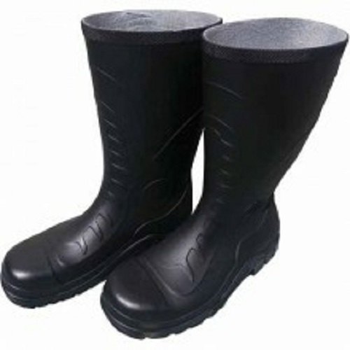 Leather Saftey Gumboot, Size : 7-11