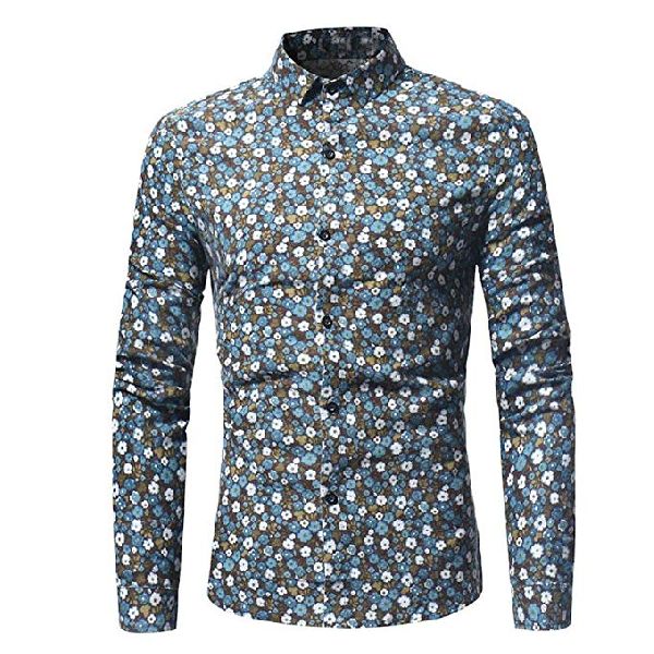 Printed Mens Fancy Shirts, Feature : Anti-Shrink, Anti-Wrinkle