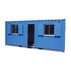  Rectangular MS office containers, Color : White, Blue