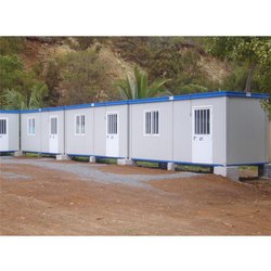  SS Prefabricated Labour Hutment, Color : White, Gray, Blue etc