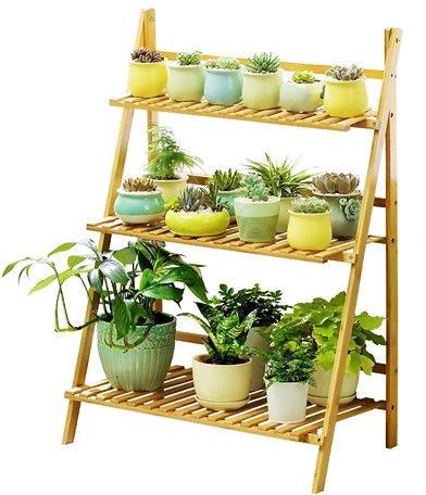 Non Polished TEAK WOOD PLANT STAND, for Garden or home decor, Feature : Durable, Fine Finishing, High Strength