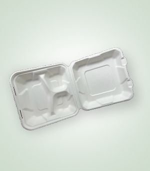 DS-DHL83 Disposable Hinged Container, for Food Packaging, Size : 440*202*46