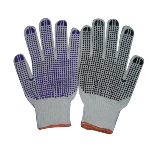 Cotton Safety Knitted Gloves
