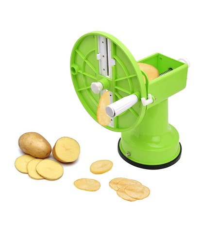 Manual Plastic Famous Potato Slicer Cutter