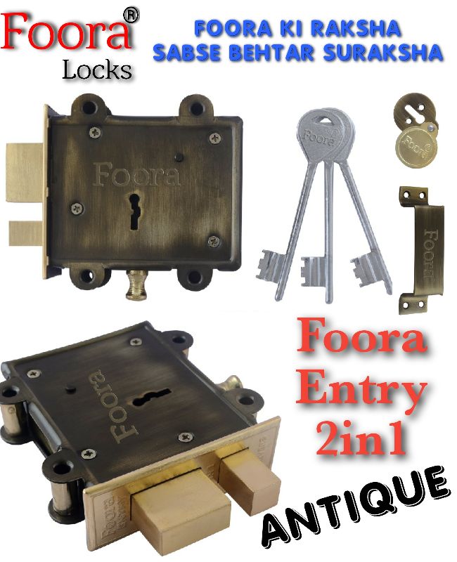 Foora Entry 2in1 Antique Door Lock