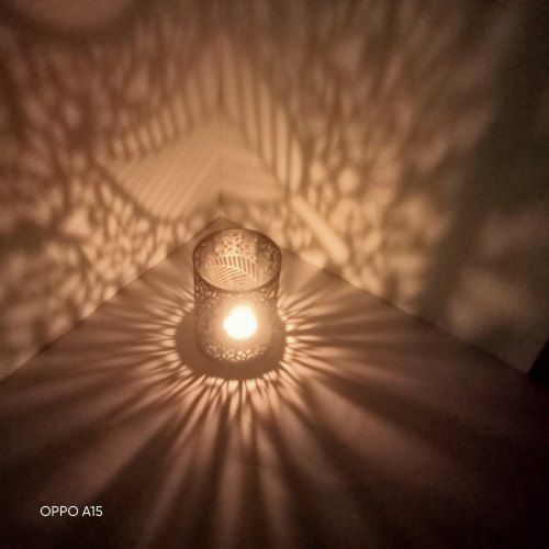 Golden T-Light Candle Votive