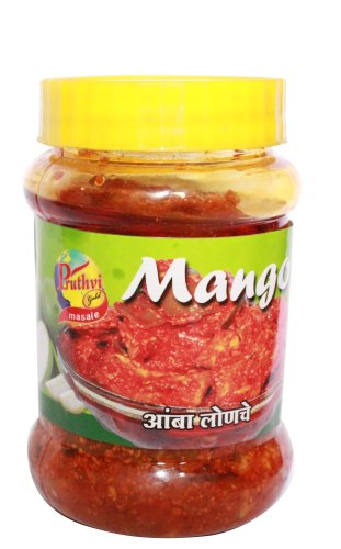 Pruthvi Gold Mango Pickle, Packaging Type : Plastic Jar