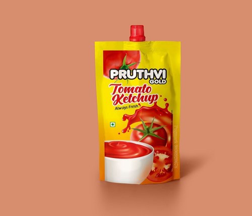 Pruthvi Gold tomato ketchup, Packaging Type : Pouch