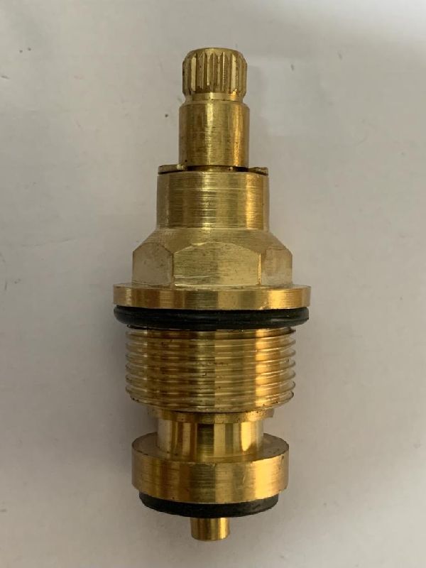 Brass Metro Type Spindle Cartridge, Color : Yellow
