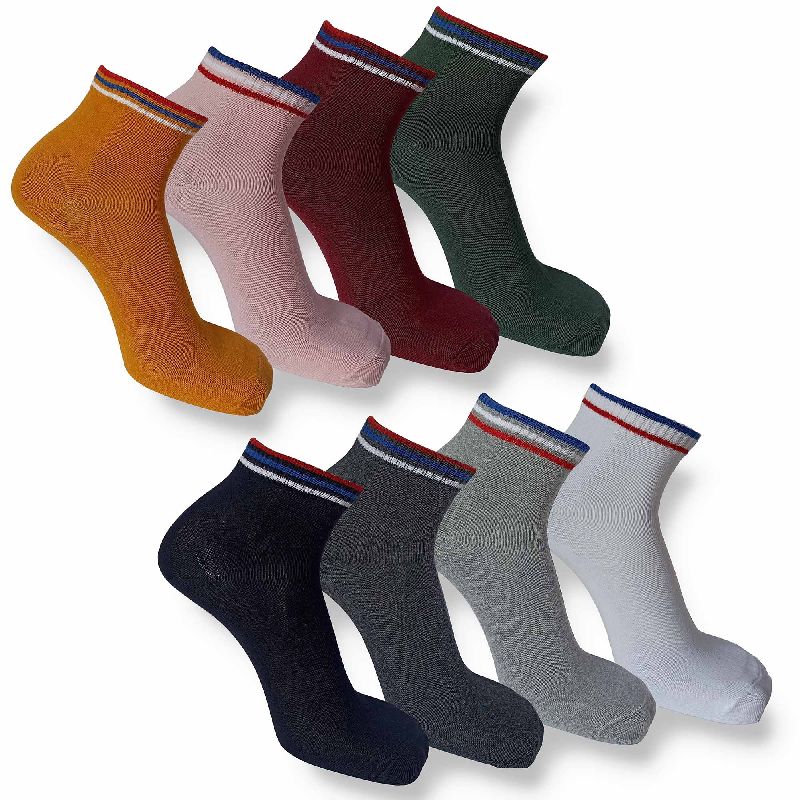Ankle Length Striped Socks, Gender : Female, Male