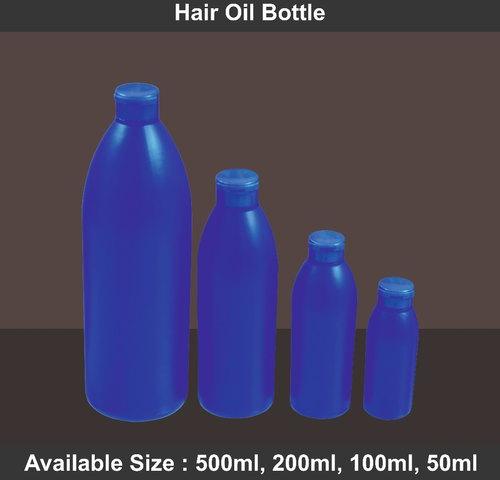 Jyoti Chemical HDPE Hair Oil Bottle, Capacity : 50 ml