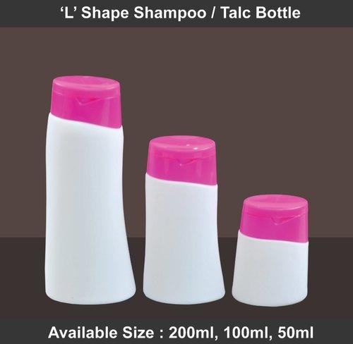 HDPE L Shape Shampoo Bottle, Packaging Type : Box