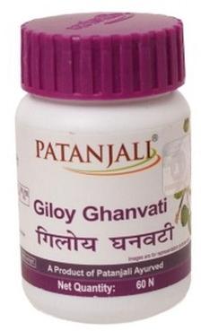 Patanjali Giloy Ghan Vati, Packaging Size : 60 tablets