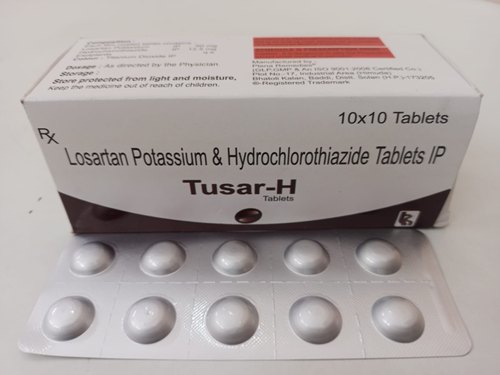 Losartan Potassium Hydrochlorothiazide Tablet, Packaging Type : Box