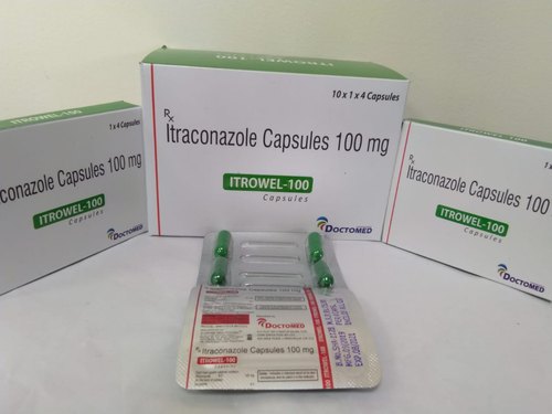 Itraconazole capsules, Packaging Size : 10x1x4
