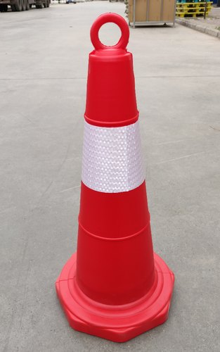 Plastic Traffic Cone, Color : Red