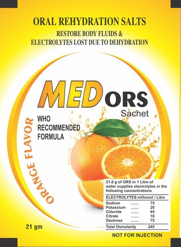 ORS Powder, Packaging Size : 21G