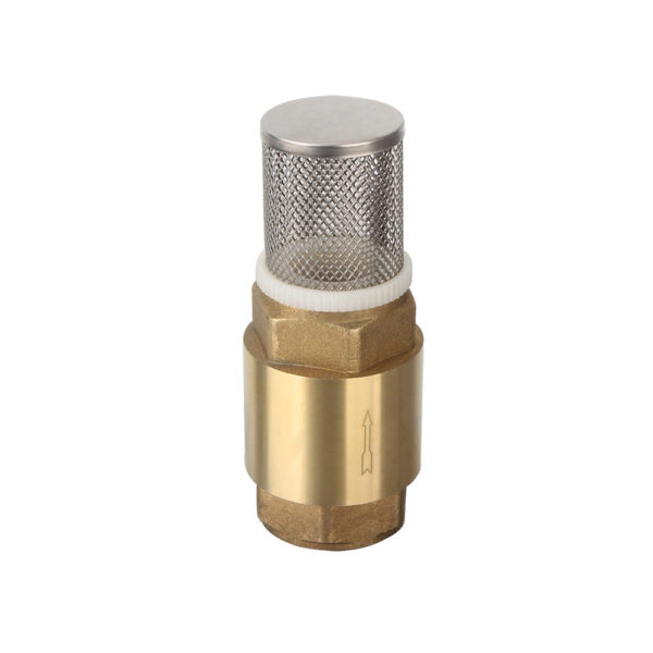 Brass Manual Unpolished foot valve, for Water Fitting, Certification : TM