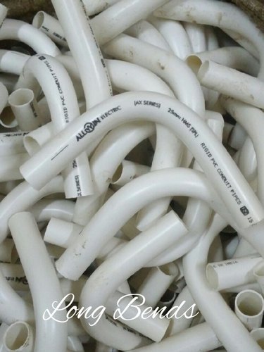 PVC Electrical Pipe Fittings, Color : White