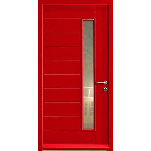 Red Fire Retardant Door
