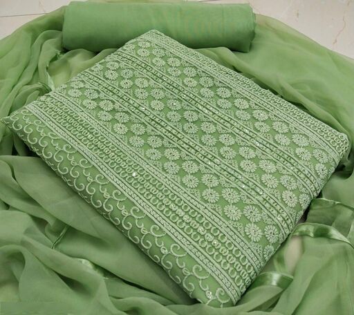 Chikankari Dress Material