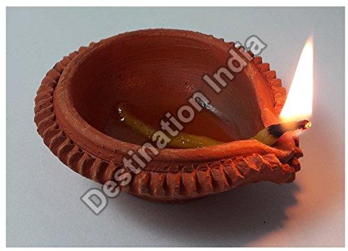 Terracotta Polished Earthen Diya, for Home Decor, Feature : Fine Finishing, Great Designs