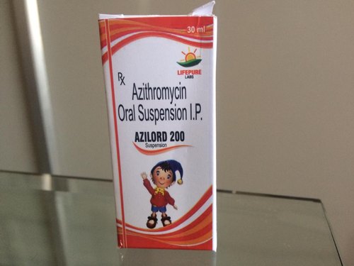Azithromycin Oral Suspension I.P., Packaging Type : Bottle