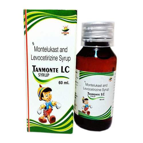 Tanmonte LC Montelukast and Levocetirizine Syrup, Packaging Type : Box