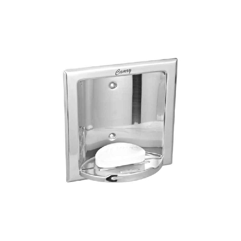 Camry Polished Stainless Steel Concealed Soap Dish, Feature : Rust Proof, Washable