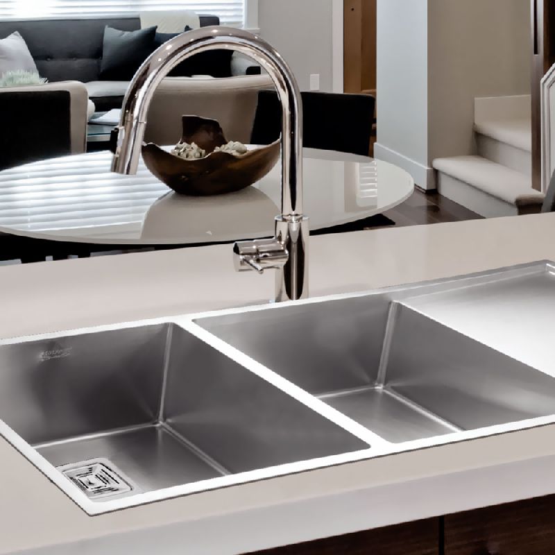Kubix Double Bowl Kitchen Sink With